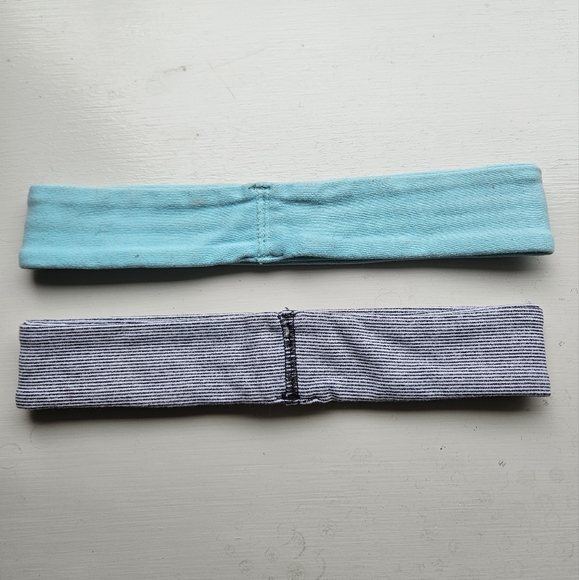 Lululemon Aqua and Gray Headbands - Picture 5 of 8